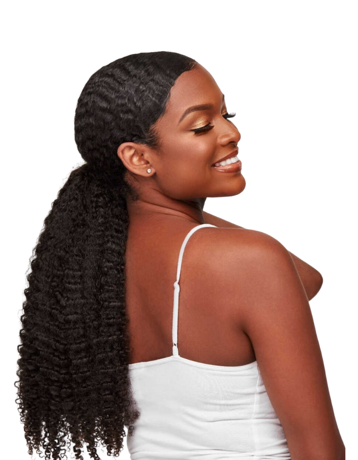 LOOSE CURLY & TIGHT CURLY PONYTAIL